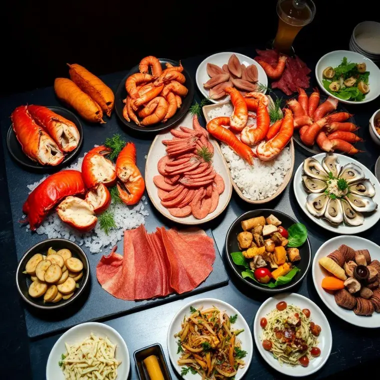 Buffet froid & fruits de mer